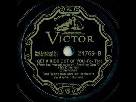 1935 HITS ARCHIVE: I Get A Kick Out Of You - Paul Whiteman (Ramona Davies, vocal)