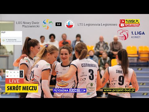tv.nsk.pl [skrót meczu] LOS Nowy Dwór Maz. - LTS Legionovia Legionowo 3:0 2022-10-01 g. 17:00