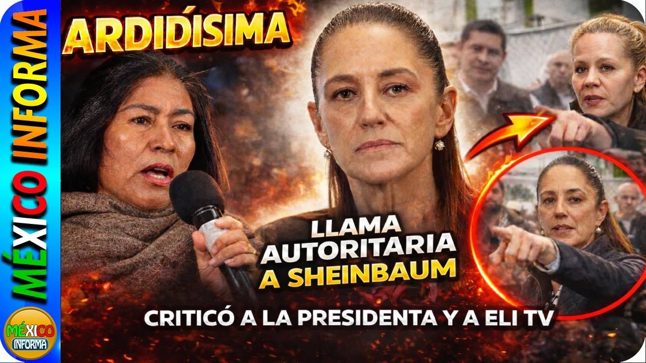 REYNA AYDÉ SE ARDIÓ PORQUE LE DIERON LA PALABRA A ELY TV. LANZÓ PESTES CONTRA SHEINBAUM.