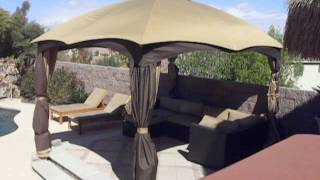 Allen and Roth 10 x 12 gazebo in severe wind