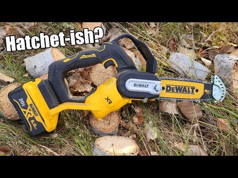 DEWALT 20V 8\" Brushless Pruning Chainsaw Review DCCS623B DCCS623L1