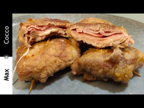 SCALOPPINE ALLA VALDOSTANA - SCALOPPINE al Prosciutto e Formaggio