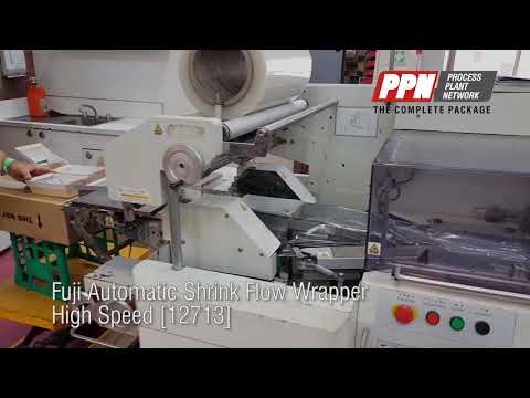Fuji Automatic Shrink Flow Wrapper High Speed 12713