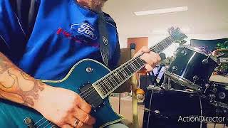 Warrant (machine gun guitar solo cover)