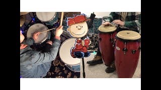 "Christmas Is Coming" Drum Cover- Vince Guaraldi Trio