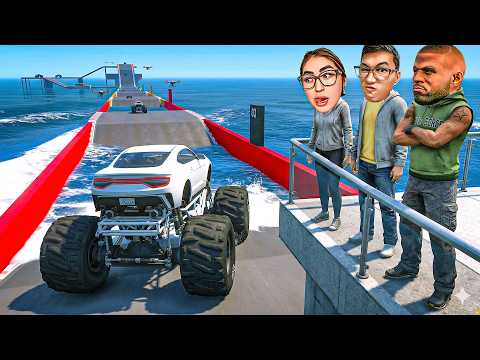 Джоннидің монстр трак мустангі шыдамдыма? Көліктер шайқасы (GTA5)