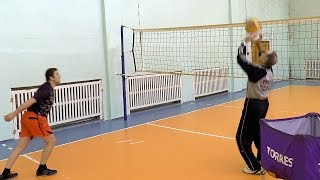 Нападающий (атакующий) удар. Обучение волейболу взрослых