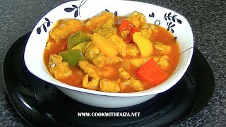 SWEET & SOUR CHICKEN *COOK WITH FAIZA*
