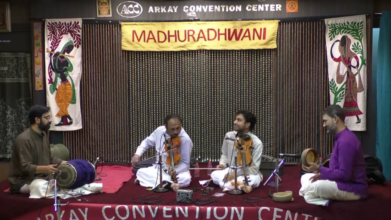 Madhuradhwani- Subhash Vinjamuri and Kamalakiran Vinjamuri Violin duet