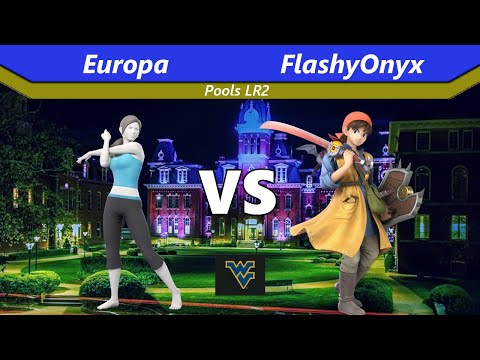 Campus Clash! WVU - Europa (Wii Fit Trainer) vs FlashyOnyx (Hero) - Pools LR2 - SSBU
