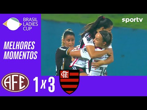 Gols e lances de Ferroviária-SP x Flamengo