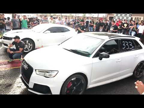 Audi RS3 vs Camaro SS