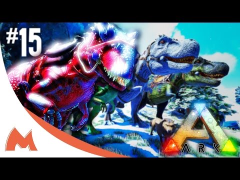 ARK: Survival Evolved - TAMING SPREE: HIGH LEVEL (100+) ALLOSAURUS, REX, ARGY & DIREWOLF! (S2E15)