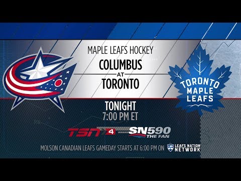 Molson Canadian Leafs Gameday: Columbus at Toronto - January 8, 2018