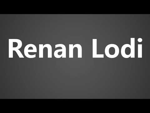 How To Pronounce Renan Lodi