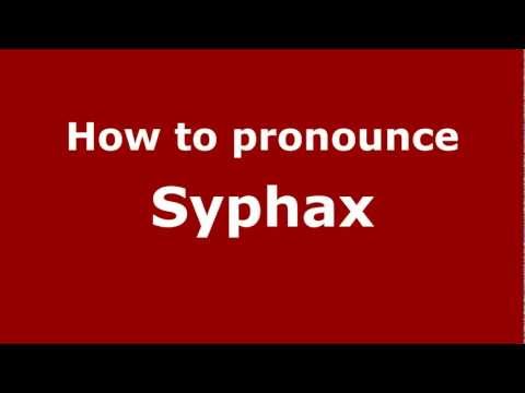 How to Pronounce Syphax - PronounceNames.com
