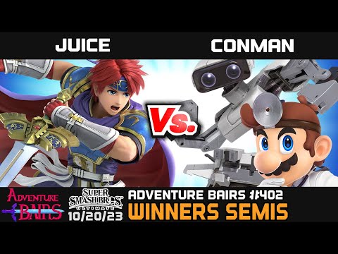 Adventure Bairs #402 - SSBU - Winners Semis - Juice vs. Conman