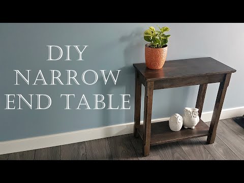 Small Narrow Console Table Great Beginner Project