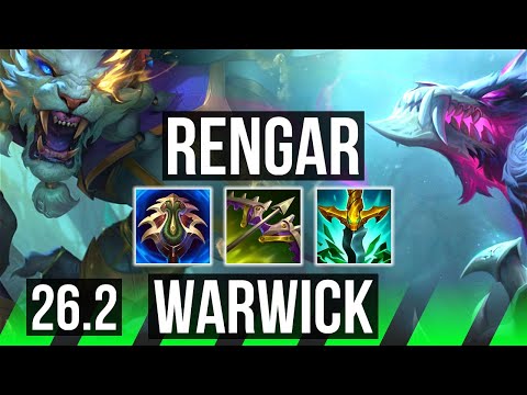 RENGAR vs WARWICK (JGL) | NA Challenger | 26.2