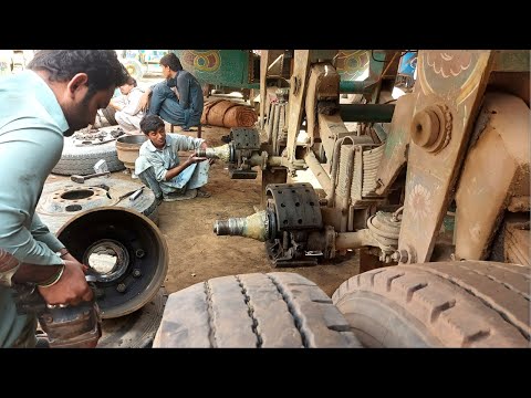 Heavy Duty Truck Trailer Wheel Bearing Replacement and Adjustment