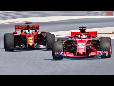Ferrari F1 2019 vs Ferrari F1 2018 - Bahrain