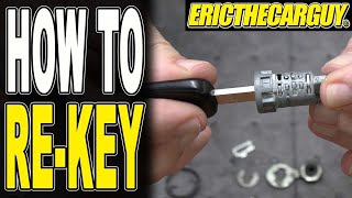 How To Re-Key or Repair a Lock (Honda High Security)