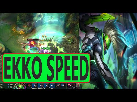 WHY ❤️ EKKO ATTACK SPEED - JUNGLE EKKO DARK HARVEST 💪 [DoDo22]