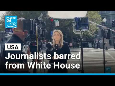 Three media outlets barred from the White House over 'fake news'