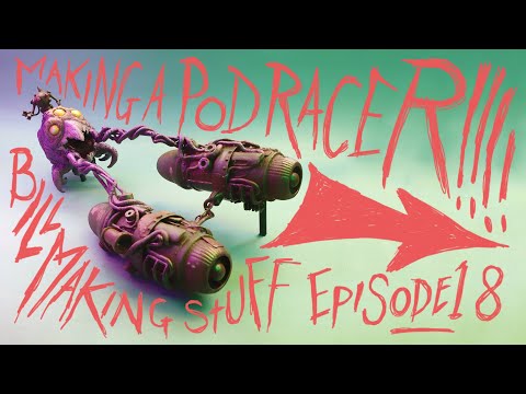 How To Make A PODRACER Using TRASH