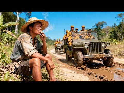 Japanese trucks stuck in the mud! But it’s a lethal trap set by a master from Eighth Route Army!