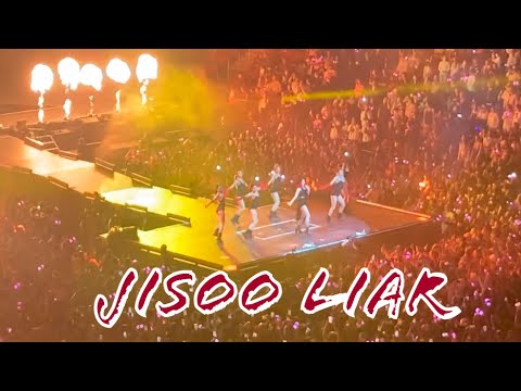 221114 BLACKPINK Born Pink -Jisoo Solo Liar (Camila Cabello Cover) - Newark Day 1