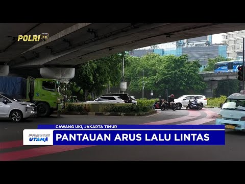 NTMC POLRI - PANTAUAN ARUS LALU LINTAS SORE DI CAWANG UKI, JAKARTA TIMUR 17/07/2025