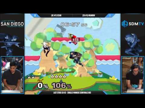 LSSD 112 - Cesar (Marth) vs. OkamiBW (Sheik) - SSBM Winners Semis - Smash Melee