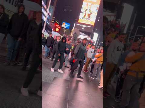 Getting sturdy in Times Square #shorts