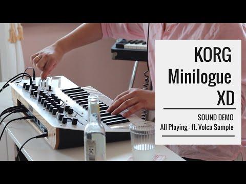 #Korg #minilogue XD Limited Edition ft. #Volca Sample Whiteout Jam | Sound Demo