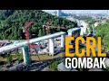 ECRL Gombak Selangor Lebuhraya KL Karak Sungai Chinchin Terminal Bersepadu Gombak Julai 2025