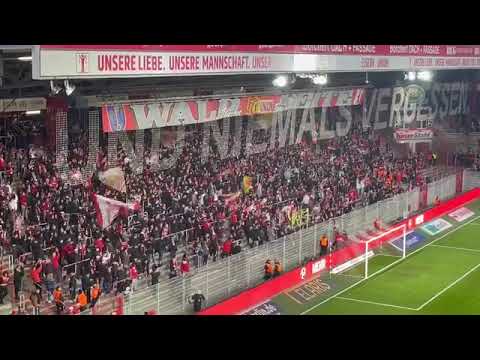 1. FC Union Berlin...Neuer fantext einstudiert:)...MEGA....U.n.v.E.U