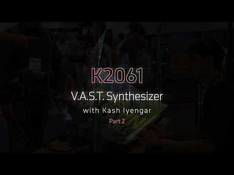 Kash Iyengar의 NAMM 2026 K2061 시연 2부 — 와이어링 페이지와 모듈레이션 매핑