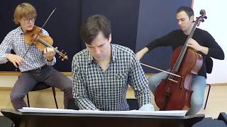 Max Richter - Embers for piano, cello &amp; violin