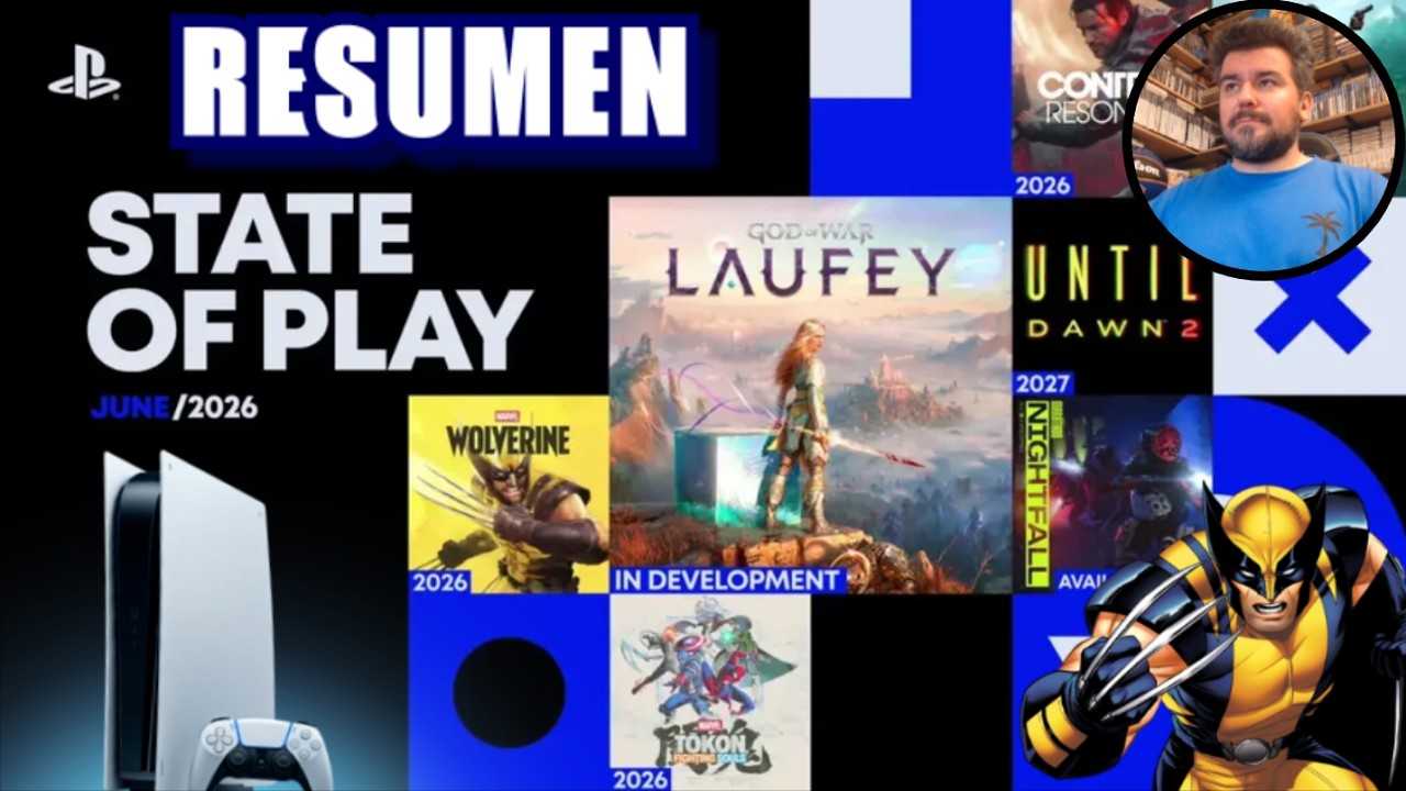 RESUMEN STATE OF PLAY Junio 2026 🎦 Todos los ANUNCIOS - God of War: Laufey, Until Dawn 2, Stuntman
