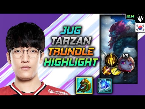 Tarzan Jungle Trundle Divine Sunderer Lethal Tempo - LOL KR 12.14