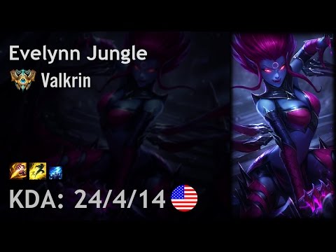 Evelynn Jungle vs Kha'Zix - Valkrin - NA Challenger Patch 6.23
