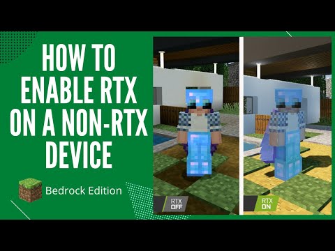 MRBBATES1 - How To Enable RTX mode on a Non-RTX Device for Minecraft Bedrock Edition