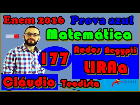 Enem 2016 - Matemática - azul  - questão 177 - 1ª aplic.