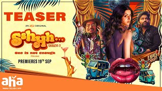 Sshhh...Season 2 Teaser | Premieres On 19th September | Latest Telugu Series | ahavideoin