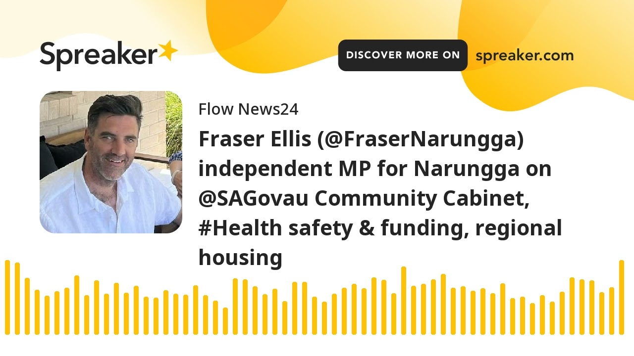 Fraser Ellis (@FraserNarungga) independent MP for Narungga on @SAGovau Community Cabinet, #Health sa
