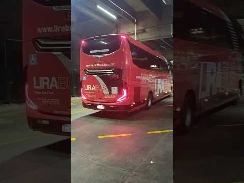 LIRABUS - Paradiso 1200 G8 VOLVO - Terminal Rodoviário do Tietê SP #viagem