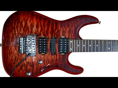 BootLegger Guitar Royal 2024 - Red - Floyd Rose Double Locking - Coil Split image 13
