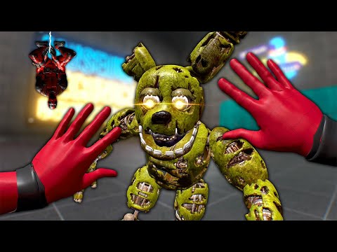 We Found SPRINGTRAP in Virtual Reality - Boneworks VR Multiplayer