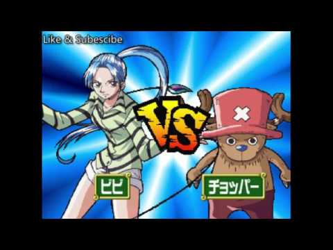 Nefertari Vivi (ネフェルタリ・ビビ) Vs Tony Tony Chopper (トニートニー・チョッパ) [Gameplay One Piece Battle 2 PS1]